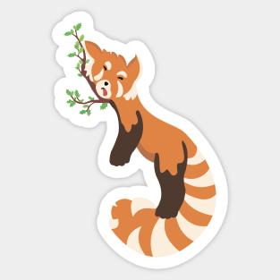 red panda Sticker